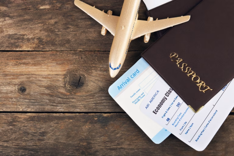 Passport and Plane Tickets